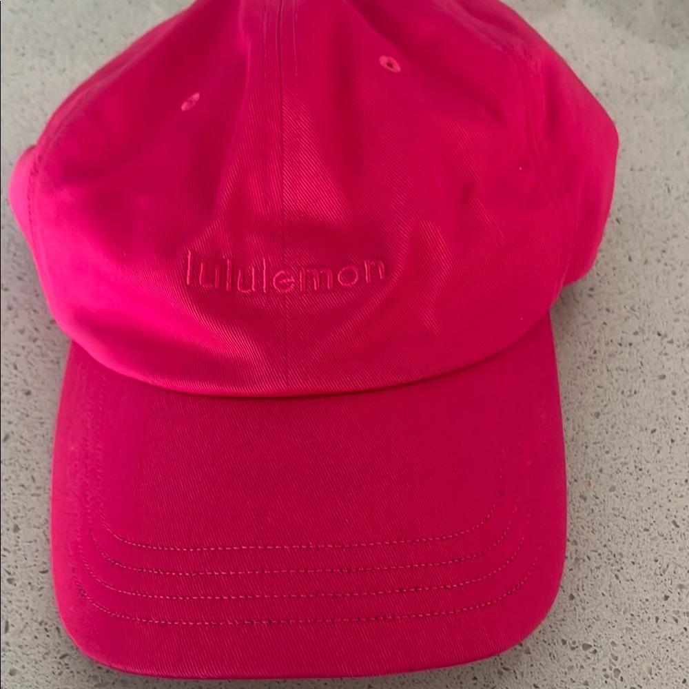 Lululemon Pink Baseball Cap